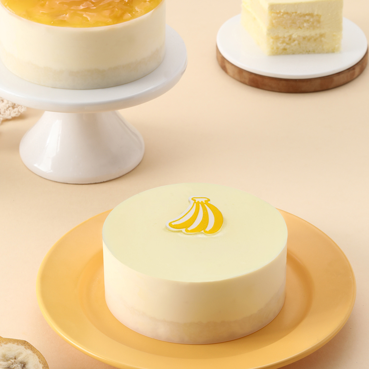 [랑디저티] 바나나 우유 케익